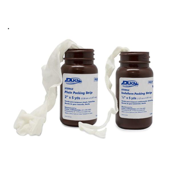 Dukal Corporation Packing Strip Lodoform Fine Mesh 2"X5Yd Sterile 12/Box - 273