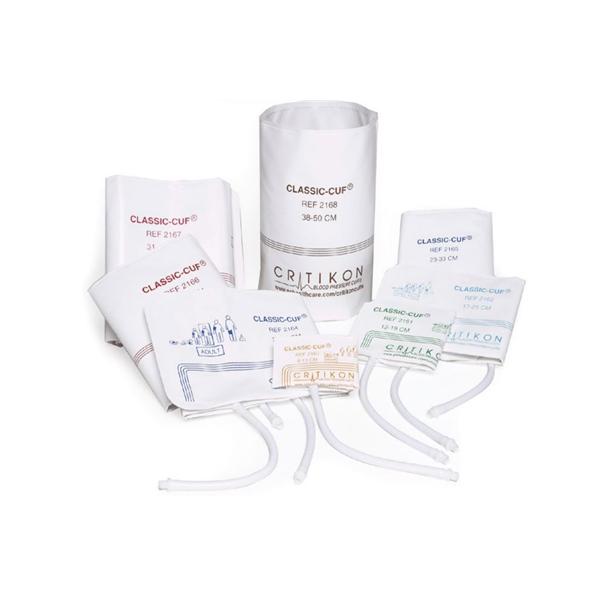 GE Medical Systems Cuff Blood Pressure Critikon Classic-Cuf 7-13Cm Neo 4 Arm White/Navy Blue 20/Ca - 2623