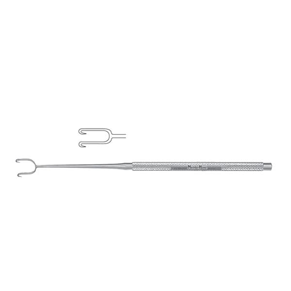 Miltex-Integra Hook Skin Joseph Meister-Hand 6-1/4" 5Mm Sharp Double Prongs Stainless Steel Ea - MH21-156