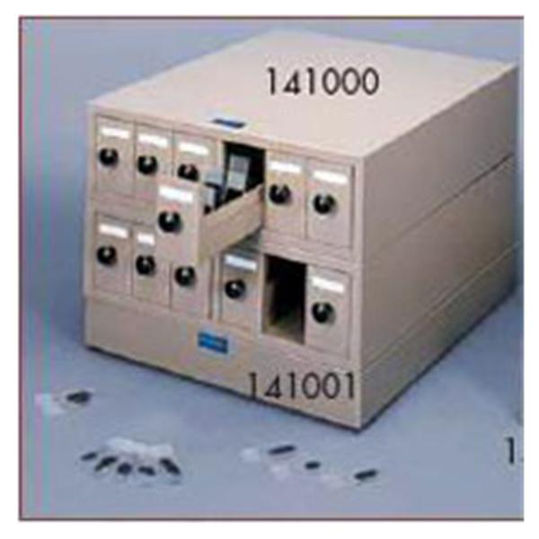 Boekel Industries Microscope Slide Storage Cabinet Tan 5000 Position 15-3/4X19X5" Ea - 141000