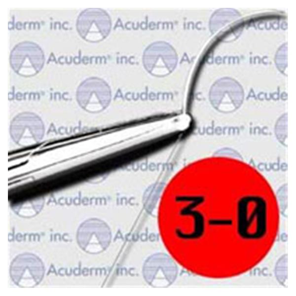 Acuderm Suture 3-0 Nylon Fs-2 Acu-Suture Black 24" Monofilament 12/Bx - SUF2324