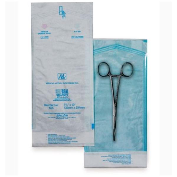 Medical Action Industries Pouch Sterilization View-Pack 7.5 In X 13 In White / Blue 5X200/Ca - 545