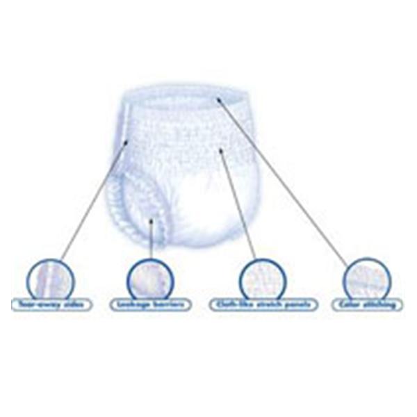 Attends Healthcare Products Underwear Attends Child Unisex Youth Small 22-34" Super Plus White 80/Ca - APP0710