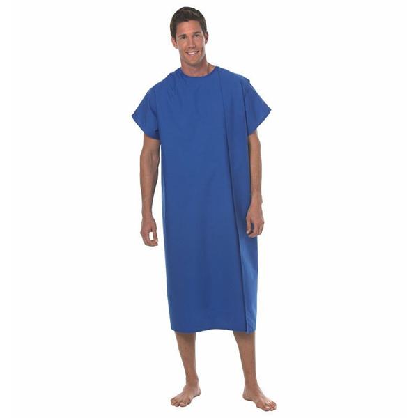 Fashion Seal Gown Patient Polyester / Cotton Sheeting One Size Unisex Blueberry Adult Ea - 630