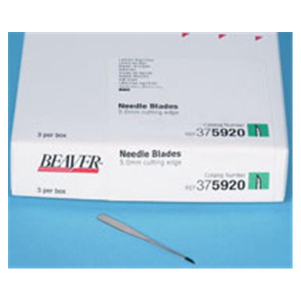 Beaver-Visitec Int Blade Needle 3-4/5" Cataract Cutting Edge Sterile Disposable 3/Ca - 375910