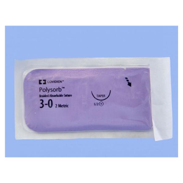 Medtronic MITG-Covidien Suture 3-0 Polyester Gs-21 Polysorb Undyed 30" Braid 36/Ca - CL842