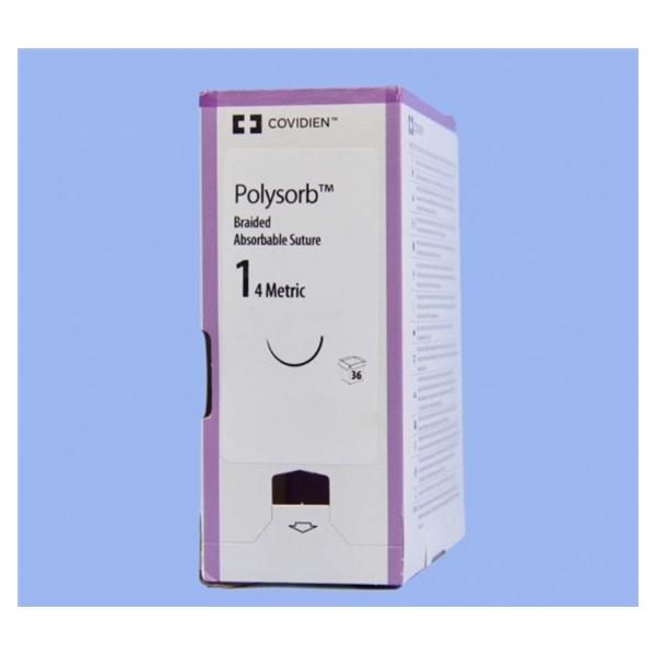 Medtronic MITG-Covidien Suture 1 Polyester Gs-25 Polysorb Violet 36" Braid 36/Cr - CL905