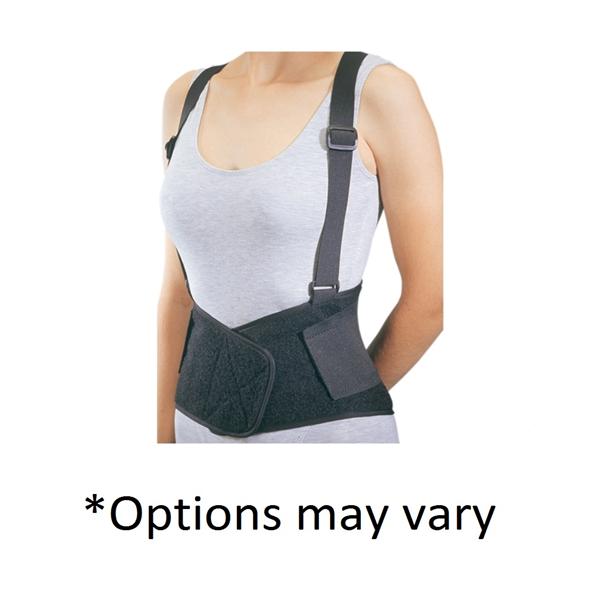 DJO Support Industrial Adult Back Mesh Black Size Medium Ea - 79-89085