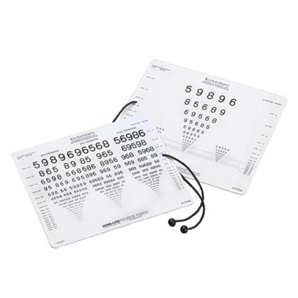 Good-Lite Co Near Card Eye Acuity Test 16" Testing Distance 8X10" Ea - 270900