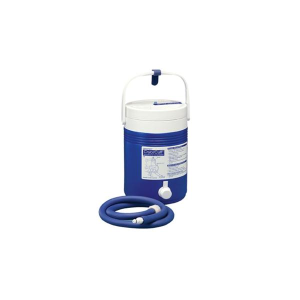 Aircast Cooler Gravity Cryo/Cuff Adult Knee Blue Size Large Ea - 11B