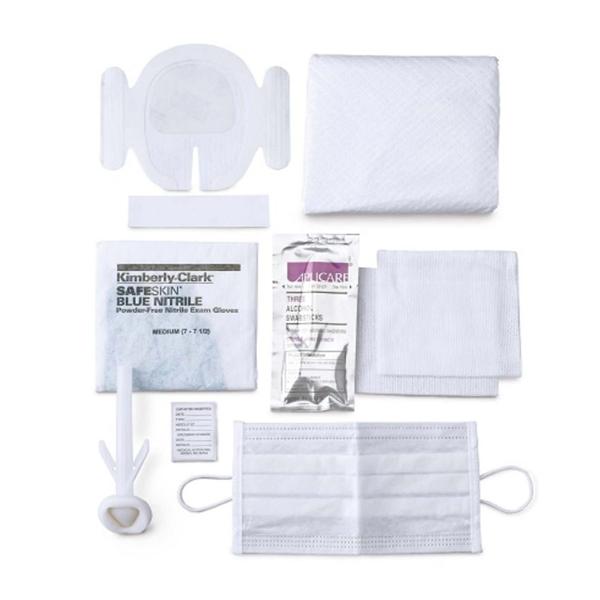 Medical Action Industries Tray Dressing Change Central Line Minor W/ Ntrl Glv/Antispt Lf Strl 20/Ca - 262808