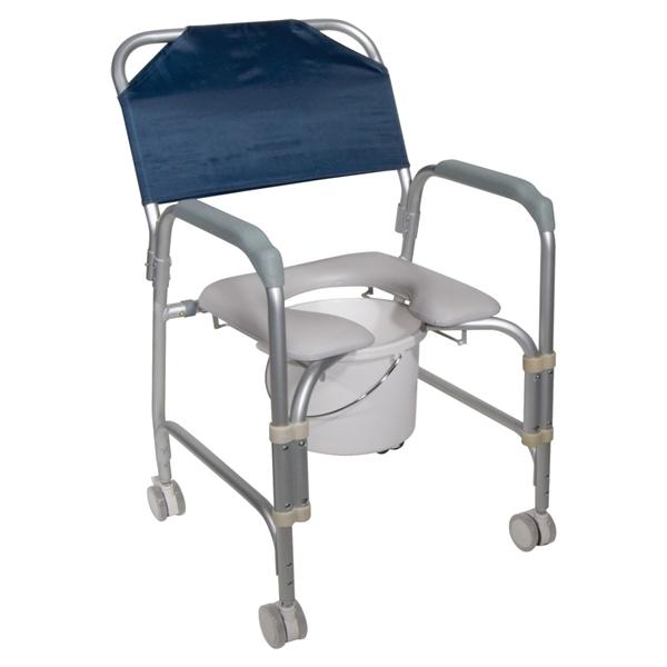 Drive Medical Designs Chair Shower 300Lb Capacity 21.5X21" Aluminum Ea - 11114KD-1