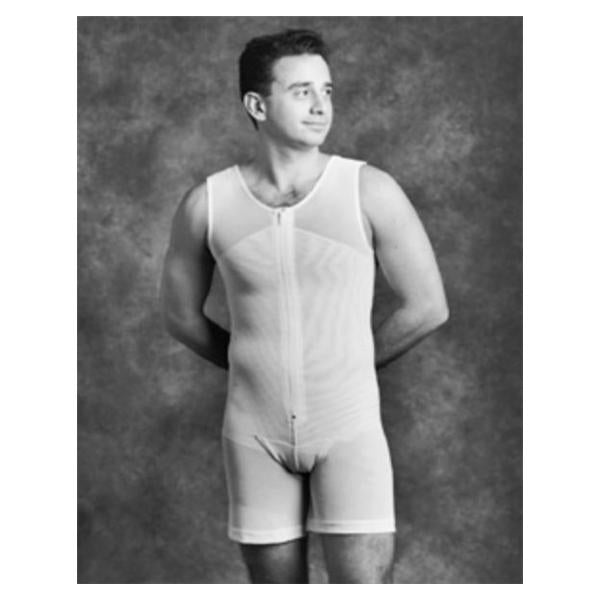 ES Medical Garment Compression Abdominal/Gynecomastia Small Men White Ea - PP08S