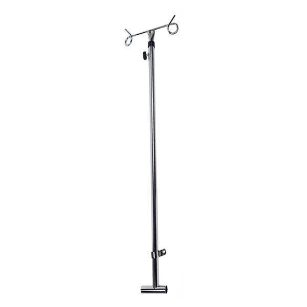 Drive Medical Designs Pole Iv For Wheelchaire 2 Hook Telescoping Ea - STDS820