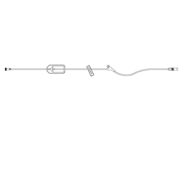 Icu Medical Iv Extension Set Lifeshield 16.5 Prprcd Yinj M/F Adptr Gravity 48/Ca - 1268928