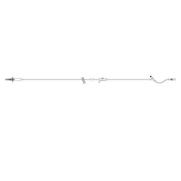 Icu Medical Iv Administration Set Lifeshield Yinj 100" 60 Drops/Ml Priming Volume 15Ml Ea, 48 Ea/Ca - 2067028