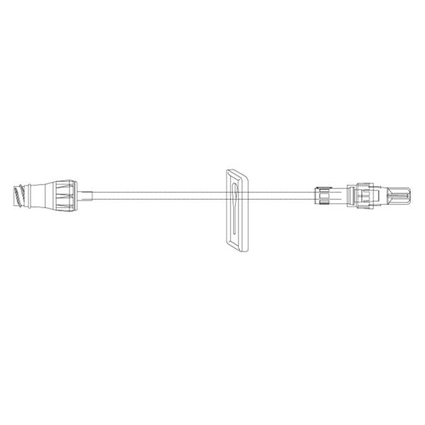 Icu Medical Iv Extension Set Lifeshield 7-5/8 M Ll Adptr/Rtrctbl Spnlk Adptr Gravity 50/Ca - 1264928