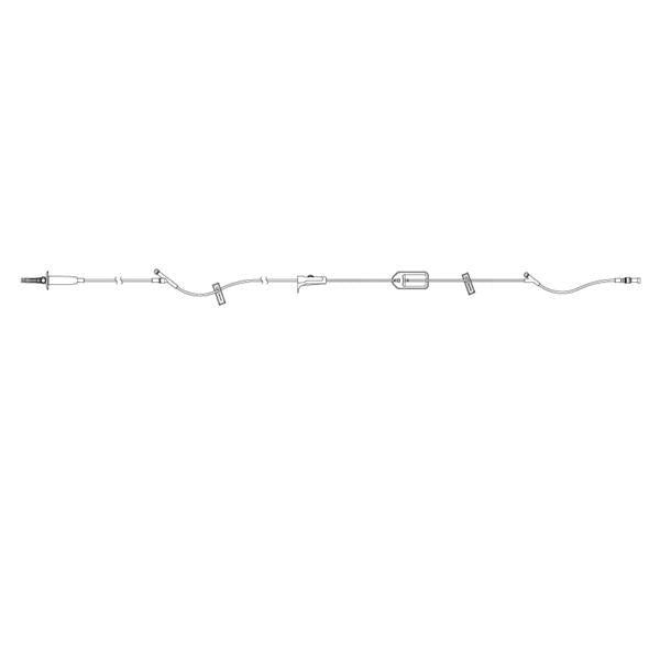 Icu Medical Iv Administration Set Lifeshield 2Y-Inj St 80 15Drp Priming Volume 16Ml 50/Ca - 1423528