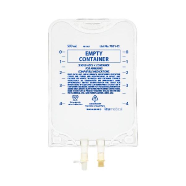 Icu Medical Bag Iv Lifecare Pvc 500Ml 48/Ca - 795113