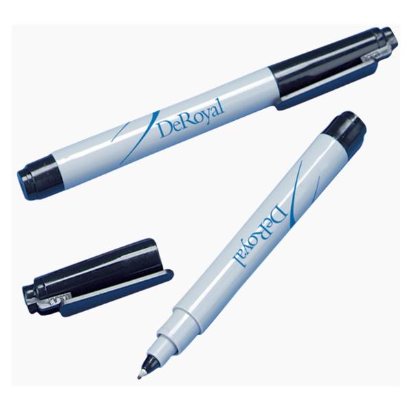 Deroyal Industries Inc Marker Surgical Utility Skin Alcohol Based Fine Tip Black Sterile 50/Ca - 26-016BL