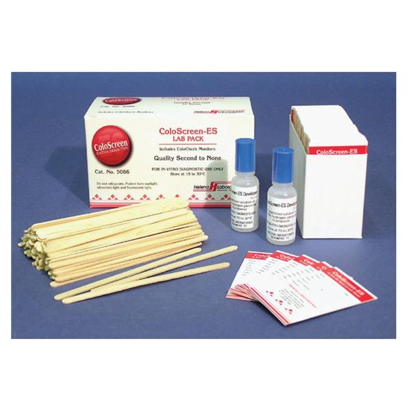 Helena Laboratories Coloscreen-Es Fob Lab Pack Test Kit F/ Lab Use W/ Accessories 100 Singles 100/Bx - 5086