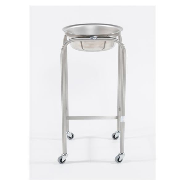 Blickman Industries Stand Basin 8-1/2Qt Stainless Steel 15X15X36" Silver With Shelf Ea - 717807000