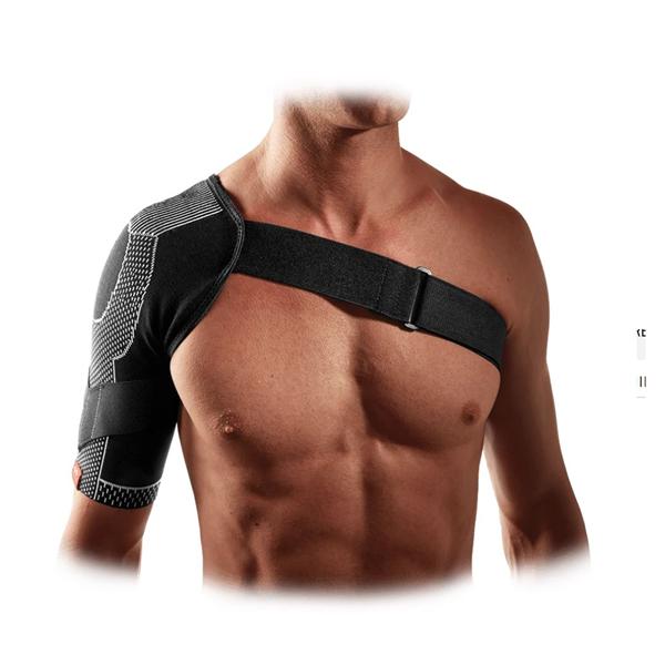 McDavid Wrap Support/Compression Shoulder Nylon/Spandex Black Size Large Ea - 5126-L
