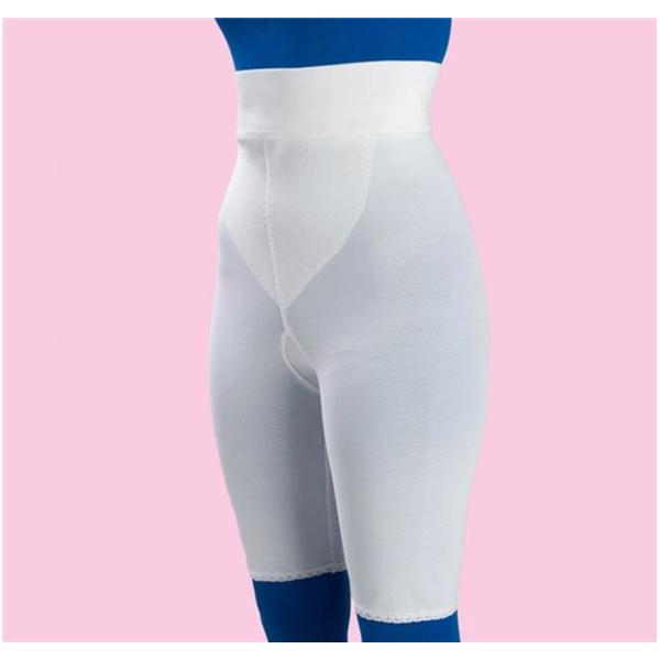 Frank Stubbs Co Inc Girdle Compression Above Knee/High Waist Large White Each - F020795