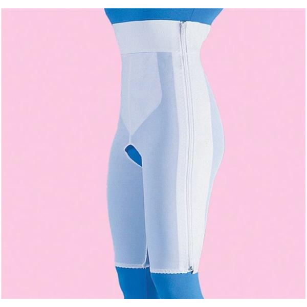Frank Stubbs Co Inc Girdle Compression Above Knee/High Waist 2Xl 51-55" White Each - 2022XXL