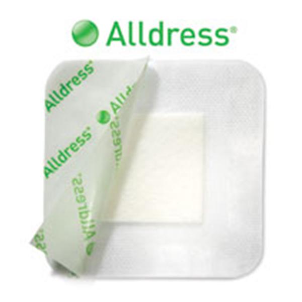 Molnlycke Healthcare (Regent) Dressing Island Alldress Cmpst 6X6" Slfadh Low Adherent White Absorbent 10/Box, 10 Bx/Ca - 265349