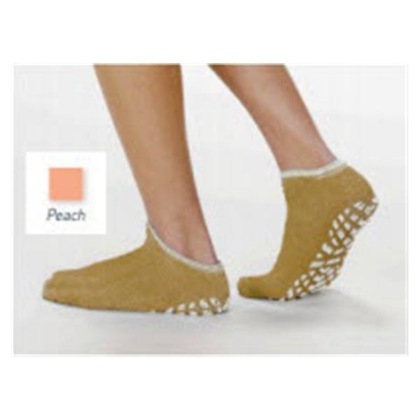 Alba-Waldensian Slippers Patient Terry Treads Terrycloth Peach 48Pr/Case - 46011-TOD