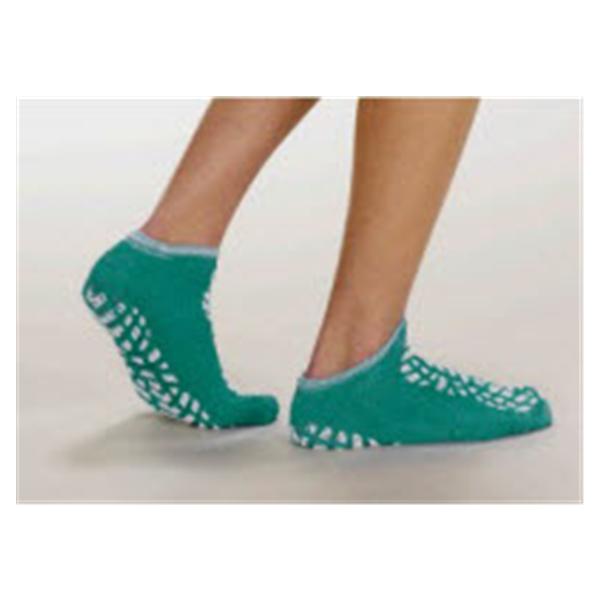 Alba-Waldensian Slippers Patient Terry Treads Terrycloth Green 2X Large 48Pr/Ca - 46012-xxl