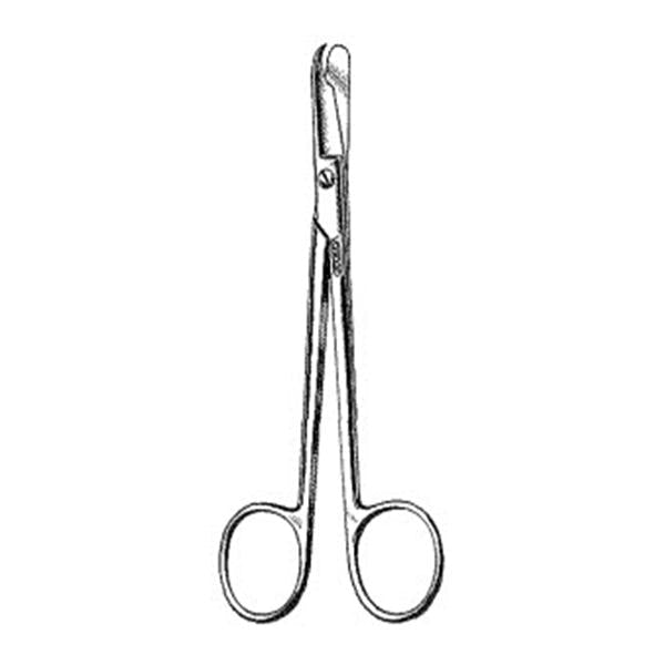 Miltex-Integra Scissors Stitch Littauer 5-1/2" Straight Standard Ss Disposable 12/Pk - EG9-104