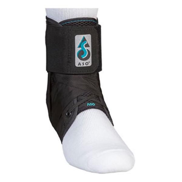 Medical Specialties Brace Aso 9-10" Ankle Nylon 9-10" Bilateral Black Size 2X-Small Ea - 264019
