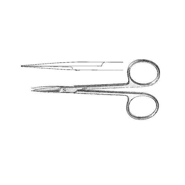 Integra Miltex Inc Scissors Iris 4-5/8" Sharp/Sharp Straight Stainless Steel Ea - 360-100