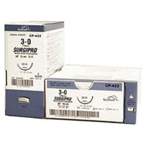 Medtronic MITG-Covidien Suture 4-0 Polypropylene C-12 Surgipro Blue 30" Monofilament 36/Ca - SP631