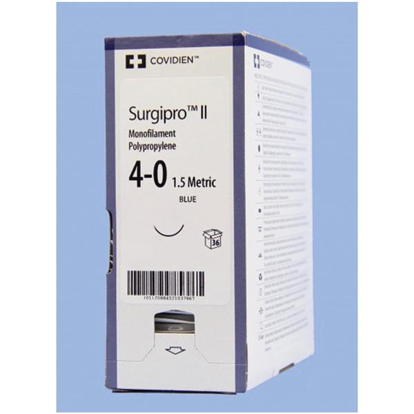 Medtronic MITG-Covidien Suture 4-0 Polypropylene P-11 Surgipro Ii Blue 18" Monofilament 12/Ca - SP5692G