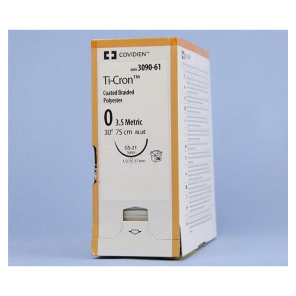 Medtronic MITG-Covidien Suture 0 Polyester Gs-21 Ti-Cron Surgidac Green 30" Braid 36/Ca - 8886309061