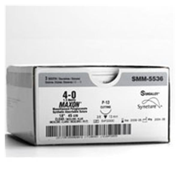 Medtronic MITG-Covidien Suture 3-0 Polygly Gs-10/C-6 Maxon Clear 30" Double Arm Monofilament 36/Ca - 8886674441