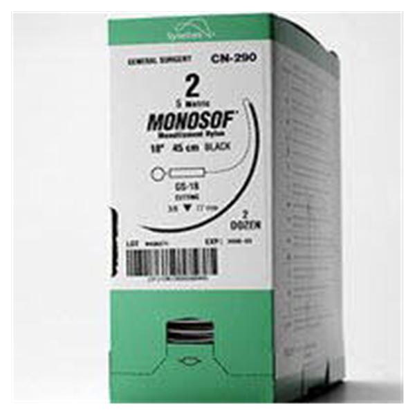 Medtronic MITG-Covidien Suture 1 Nylon C-16 Monosof Black 36" Monofilament 36/Ca - SN790