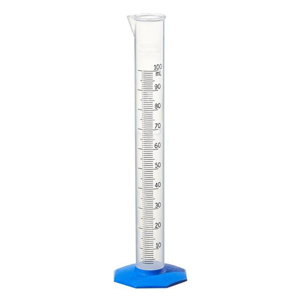 Fisher Scientific Co. Nalgene Graduated Cylinder Polypropylene Pour Spout Clear 100Ml Ea - 3662-0100