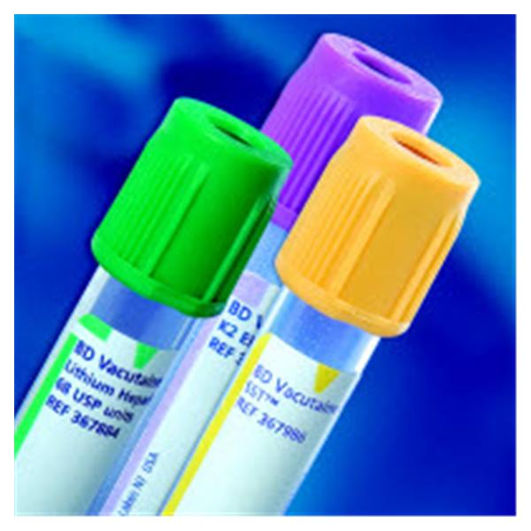 Becton-Dickinson Tube Venous Blood Collection Vacutainer 3Ml 13X75Mm Plstc Adtvfr Rd/Gry 1000/Ca - 366704