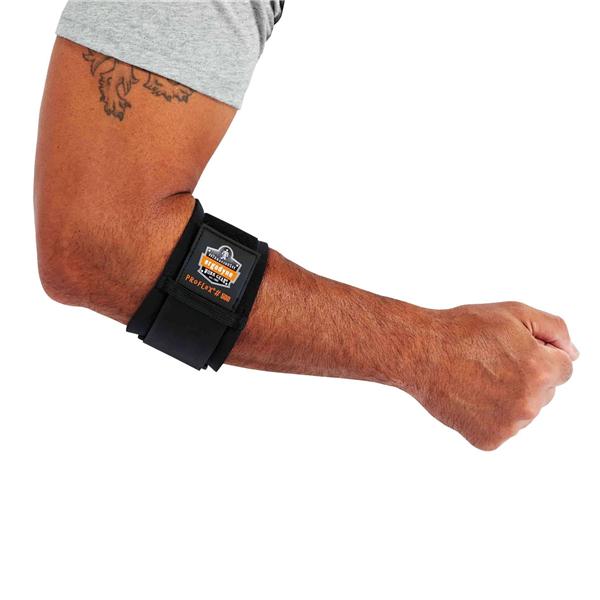 Ergodyne Corporation Support Proflex 500 Adult Tennis Elbow Neo Black Size X-Large Ambidextrous Ea - 16005