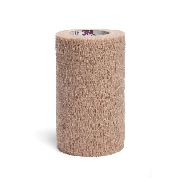 3M Healthcare Bandage Coban Wrap Elastic 4"X5Yd Lf Non-Sterile Tan 18/Case - 2084