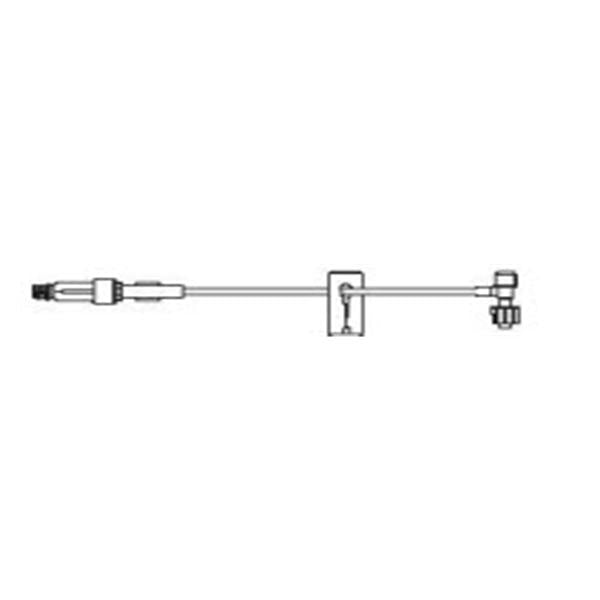 B. Braun Medical Iv Extension Set Needleless 7-1/2" T-Port Spin-Lock Connector 100/Ca - 473443