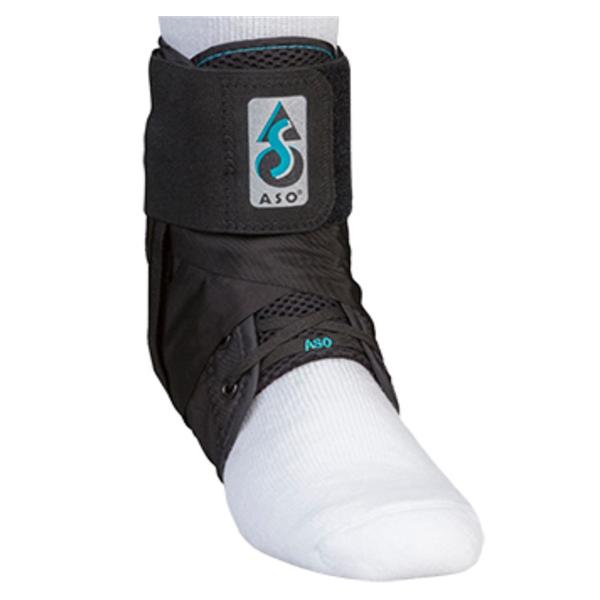 Medical Specialties Brace Aso 10-11" Ankle Nylon 10-11" Bilateral Black Size X-Small Ea - 264031