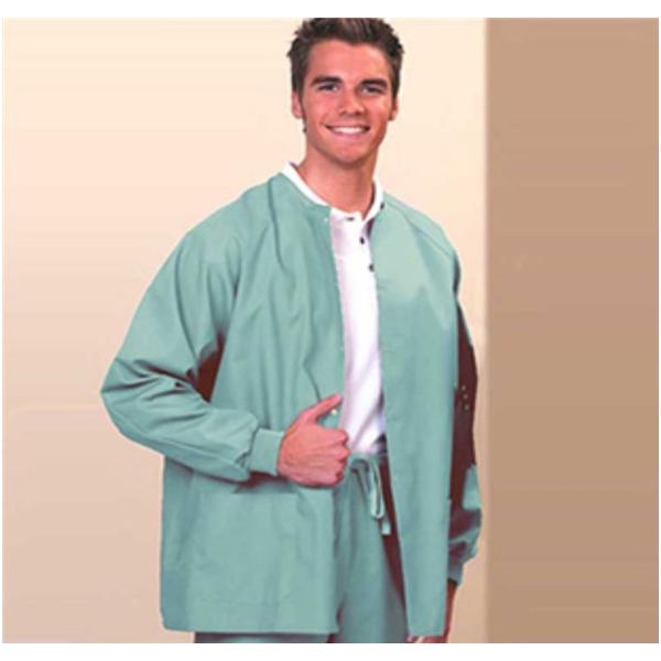 Fashion Seal Jacket Warm-Up 65% Polyester / 35% Cotton Unisex Sage 2X Large 2 Pockets Ea - 7698-2XL