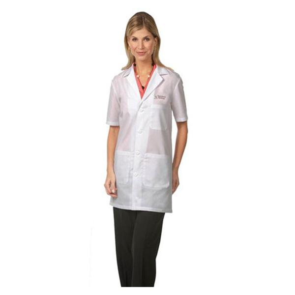 Fashion Seal Lab Coat 65% Polyester / 35% Cotton Unisex White Large Ea - 3409-LG