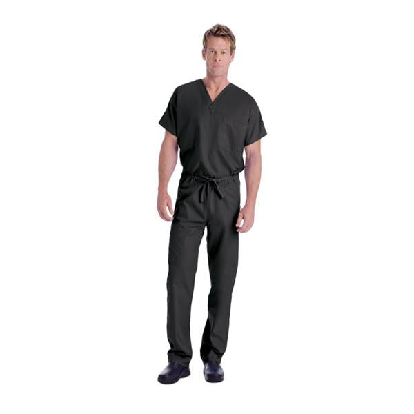 Landau Uniforms Shirt Scrub 7502 Unisex 3X Large Black Ea - 7502-BKP-3XL