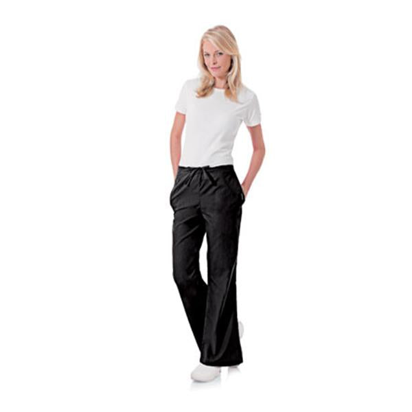 Landau Uniforms Pant Scrub 8335 Womens 2X Large Petite Black Ea - 8335-BKP-P2X